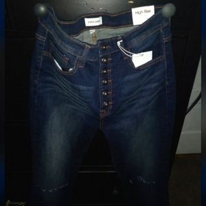 Sneak Peek High Rise Distressed Jeans
